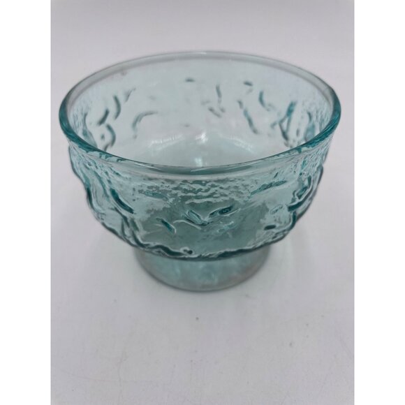 Anchor Hocking Lido Milano 2 7/8” Aqua Blue Champagne Sherbet - Picture 2 of 5